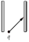 <strong>A positively charged particle is moving in the +y-direction when it enters a region with a uniform electric field pointing in the +x-direction.Which of the diagrams below shows its path while it is in the region where the electric field exists.The region with the field is the region between the plates bounding each figure.The field lines always point to the right.The x-direction is to the right; the y-direction is up.</strong> A) B) C) D) E)