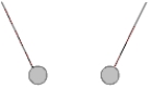 <strong>Two identical pith balls supported by insulating threads hang side by side and close together, as shown below. One is positively charged; the other is neutral.We can conclude that</strong> A)all field lines leaving the positively charged pith ball end on the neutral pith ball. B)some of the field lines leaving the positively charged pith ball end on the neutral pith ball. C)none of the field lines leaving the positively charged pith ball end on the neutral pith ball. D)positive charge is transferred along the field lines until both balls have equal charges. E)positive charge is transferred along the field lines until both balls hang along vertical lines.