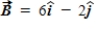 <strong>Two vectors and are given by and . The scalar product of and a third vector is −16. The scalar product of and is +18. The z component of is 0. What is the magnitude of ?</strong> A)7.8 B)6.4 C)3.6 D)5.0 E)4.8