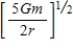 <strong>A projectile is launched from the surface of a planet (mass = m, radius = r). What minimum launch speed is required if the projectile is to rise to a height of 2r above the surface of the planet? Disregard any dissipative effects of the atmosphere.</strong> A) B) C) D) E)