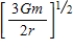 <strong>A projectile is launched from the surface of a planet (mass = m, radius = r). What minimum launch speed is required if the projectile is to rise to a height of 2r above the surface of the planet? Disregard any dissipative effects of the atmosphere.</strong> A) B) C) D) E)