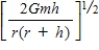 <strong>An object is released from rest at a distance h above the surface of a planet (mass = m, radius = r < h). With what speed will the object strike the surface of the planet? Disregard any dissipative effects of the atmosphere of the planet.</strong> A) B) C) D) E)