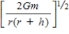 <strong>An object is released from rest at a distance h above the surface of a planet (mass = m, radius = r < h). With what speed will the object strike the surface of the planet? Disregard any dissipative effects of the atmosphere of the planet.</strong> A) B) C) D) E)