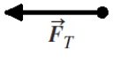 <strong>A rock attached to a string swings in a vertical circle. Which free-body diagram could correctly describe the force(s) on the rock when the string is in one possible horizontal position, where is the normal force, is weight, and is tension?</strong> A) B) C) D) E)