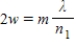 <strong>A film of index of refraction n<sub>1</sub> coats a surface with index of refraction n<sub>2</sub>. When n<sub>1</sub> > n<sub>2</sub>, the condition for constructive interference for reflected monochromatic light of wavelength λ in air is</strong> A) . B) . C) . D) . E) .