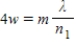 <strong>A film of index of refraction n<sub>1</sub> coats a surface with index of refraction n<sub>2</sub>. When n<sub>1</sub> > n<sub>2</sub>, the condition for destructive interference for reflected monochromatic light of wavelength λ in air is</strong> A) . B) . C) . D) . E) .