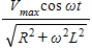 <strong>If the input to an RLC series circuit is , then the current in the circuit is</strong> A) . B) . C) . D) . E) .