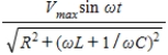 <strong>If the input to an RLC series circuit is , then the current in the circuit is</strong> A) . B) . C) . D) . E) .