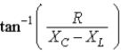 <strong>The phase angle between V and I is </strong> A) B) C) D) E)