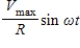 <strong>For driving voltage , the current through the resistor is </strong> A) . B) . C) . D) . E)