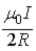 <strong>The segment of wire (total length = 6R, including the incoming and outgoing portions of the wire) is formed into the shape shown and carries a current I. What is the magnitude of the resulting magnetic field at the point P? </strong> A) B) C) D) E)
