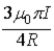 <strong>What is the magnitude of the magnetic field at point P if a = R and b = 2R? </strong> A) B) C) D) E)