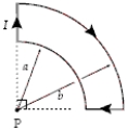 <strong>What is the magnitude of the magnetic field at point P if a = R and b = 2R? </strong> A) B) C) D) E)
