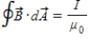 <strong>Gauss's Law states that the net electric flux, , through any closed surface is proportional to the charge enclosed: . The analogous formula for magnetic fields is:</strong> A) . B) . C) . D) . E) .