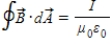 <strong>Gauss's Law states that the net electric flux, , through any closed surface is proportional to the charge enclosed: . The analogous formula for magnetic fields is:</strong> A) . B) . C) . D) . E) .