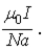 <strong>We find that N current loops are coplanar and coaxial. The first has radius a and current I. The second has radius 2a and current 2I, and the pattern is repeated up to the Nth, which has radius Na and current NI. The current in each loop is counterclockwise as seen from above. The magnitude of the magnetic field at the center of the loops is</strong> A) . B) C) . D) . E) .