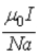<strong>We find that 2N current loops are coplanar and coaxial. The first has radius a and current I. The second has radius 2a and current 2I, and the pattern is repeated up to the Nth, which has radius Na and current NI. The current in the loops alternates in direction from loop to loop as seen from above. Thus the current in the first loop is counterclockwise, in the next clockwise, up to the last loop where it is again clockwise. The magnitude of the magnetic field at the center of the loops is</strong> A)0. B) . C) . D) . E) .