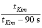 <strong>To help Kim practice for the Special Olympics, Sally runs beside him for half the required distance. She runs the remaining distance at her regular speed and arrives 90 seconds ahead of Kim. What is the ratio of Sally's regular speed to Kim's speed? Use tKim for Kim's total time.</strong> A) B) C) D) E)