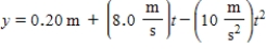 <strong>The position of a particle moving along the y axis has a position given by Is there any time interval during which the particle is not moving?</strong> A)Yes, from 0.60 s to 1.00 s. B)Yes, from 0.795 s to 0.805 s. C)Yes, at the time t = 0.80 s. D)No, the velocity is never zero. E)No, an instant is not the same as a time interval.