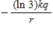 <strong>A series of 3 uncharged concentric spherical conducting shells surround a small central charge q. The potential at a point outside the third shell, at distance r from the center, and relative to V = 0 at ∞, is</strong> A) . B) . C) . D) . E) .