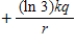 <strong>A series of 3 uncharged concentric spherical conducting shells surround a small central charge q. The potential at a point outside the third shell, at distance r from the center, and relative to V = 0 at ∞, is</strong> A) . B) . C) . D) . E) .