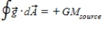 <strong>If we define the gravitational field   , where   is a unit radial vector, then Gauss's law for gravity is</strong> A)   . B)   . C)   . D)   . E)   . <div style=padding-top: 35px> 