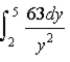 <strong>A uniform linear charge density of 7.0 nC/m is distributed along the y axis from y = 2 m to y = 5 m. Which of the following integrals is correct for the magnitude (in N/C) of the electric field at y = 0 on the y axis?</strong> A)   B)   C)   D)   E)none of these <div style=padding-top: 35px> 