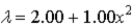 A rod of length 1.00 m has a mass per unit length given by , where is in kg/m. The rod is placed on the x axis going from x = 0.00 m to x = 1.00 m. What is the rotational inertia of the rod in kg m<sup>2</sup> about the y axis?