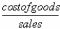 actual food cost = = = 30% Define profit.
