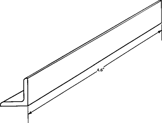 Figure 15-1 A welder saw cuts this length of steel angle into 6 equal pieces. What is the length of each piece? Disregard waste caused by the saw cuts. Round the answer to two decimal places.