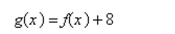 Select the correct graph of the function given by . Explain how the graph of function g differs (if it does) from the graph of ea F)