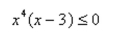 Solve the inequality and write the solution set in interval notation.