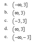 Solve the inequality and write the solution set in interval notation.