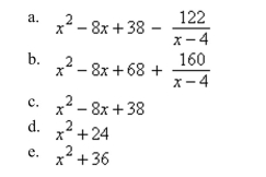 Use long division to divide.