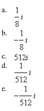 Simplify the complex number and write it in standard form.