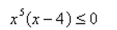 Solve the inequality and write the solution set in interval notation.