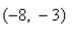 Write the standard form of the equation of the parabola that has a vertex at and passes through the point