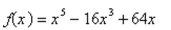 Find all the real zeros of the polynomial function.