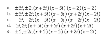 Find all the zeros of the function and write the polynomial as a product of linear fac- tors.