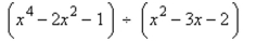 Use long division to divide.