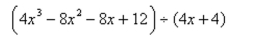 Use long division to divide.