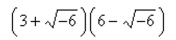 Write the complex number in standard form.