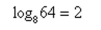 Write the logarithmic equation in exponential form.