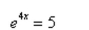 Write the exponential equation in logarithmic form.