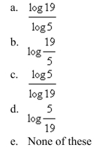 Rewrite the logarithm as a ratio of common logarithms.