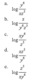 Condense the expression to the logarithm of a single quantity.