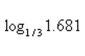 Evaluate the logarithm using the change-of-base formula. Round your result to three decimal places.