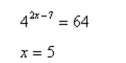 <strong>Determine whether the given x-value is a solution (or an approximate solution) of the equation. </strong> A) No B) Yes