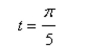 Find the point   on the unit circle that corresponds to the real number t. (Round your answer to one decimal place.)    <div style=padding-top: 35px> 