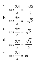 Evaluate the trigonometric function using its period as an aid.    <div style=padding-top: 35px> 